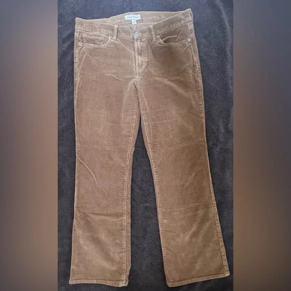 Lucky Brand Tan Corduroy High-Rise/Boot cut Jeans. Women’s Size 12/31. - Picture 2 of 10
